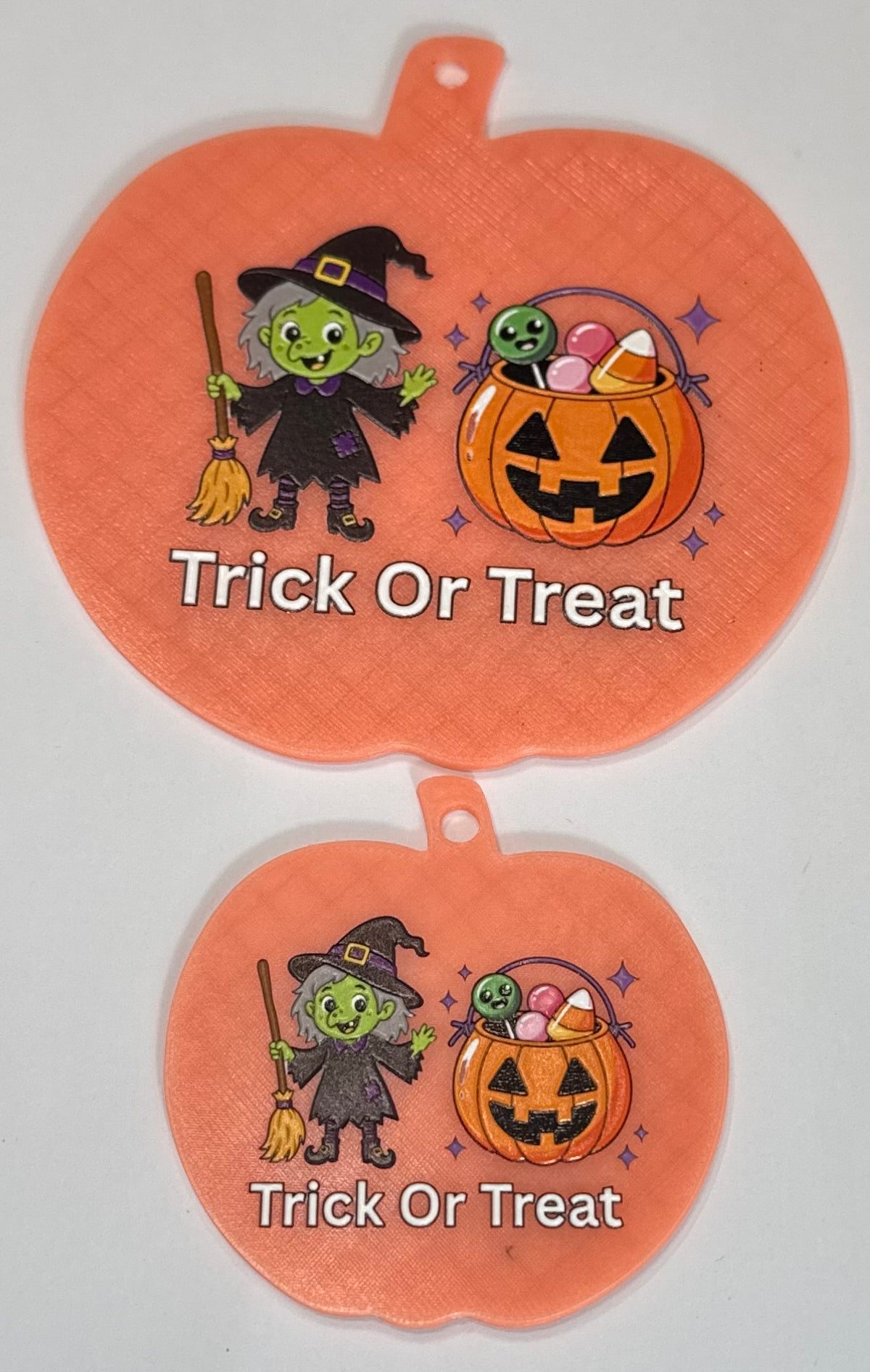 π Pumpkin Non-Verbal Trick-or-Treat Communication Tag