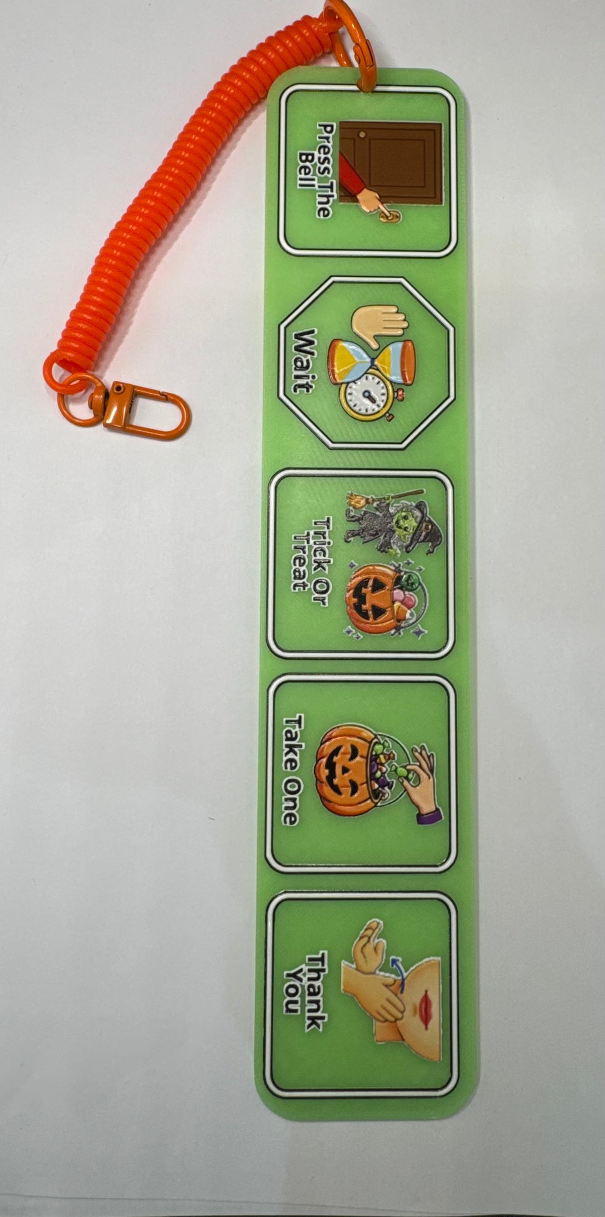 🎃 3D Printed Halloween Trick-or-Treat Visual Communication Board