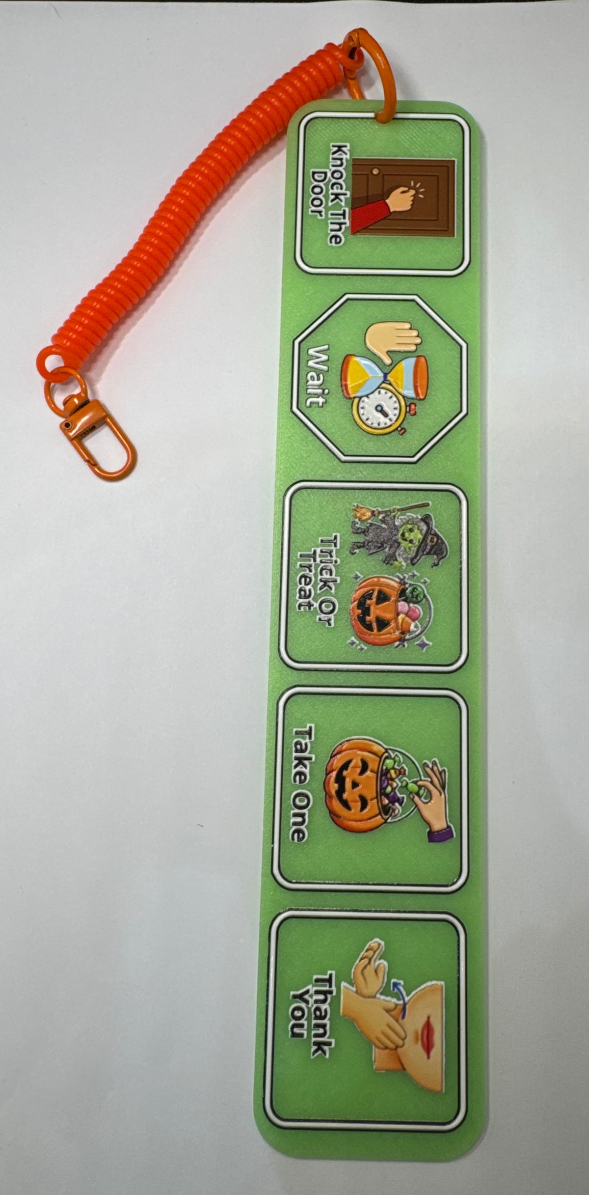 🎃 3D Printed Halloween Trick-or-Treat Visual Communication Board