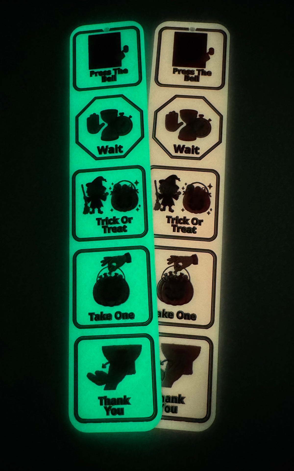 🎃 3D Printed Halloween Trick-or-Treat Visual Communication Board