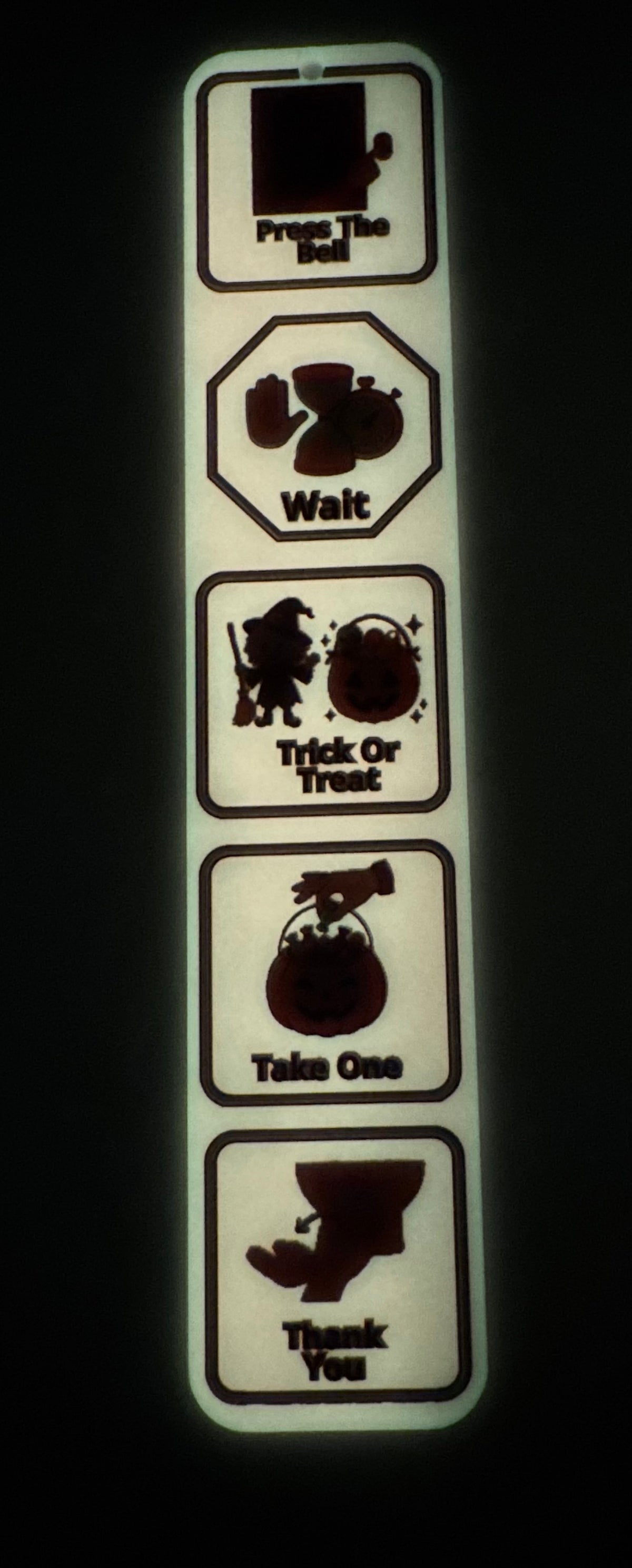 🎃 3D Printed Halloween Trick-or-Treat Visual Communication Board