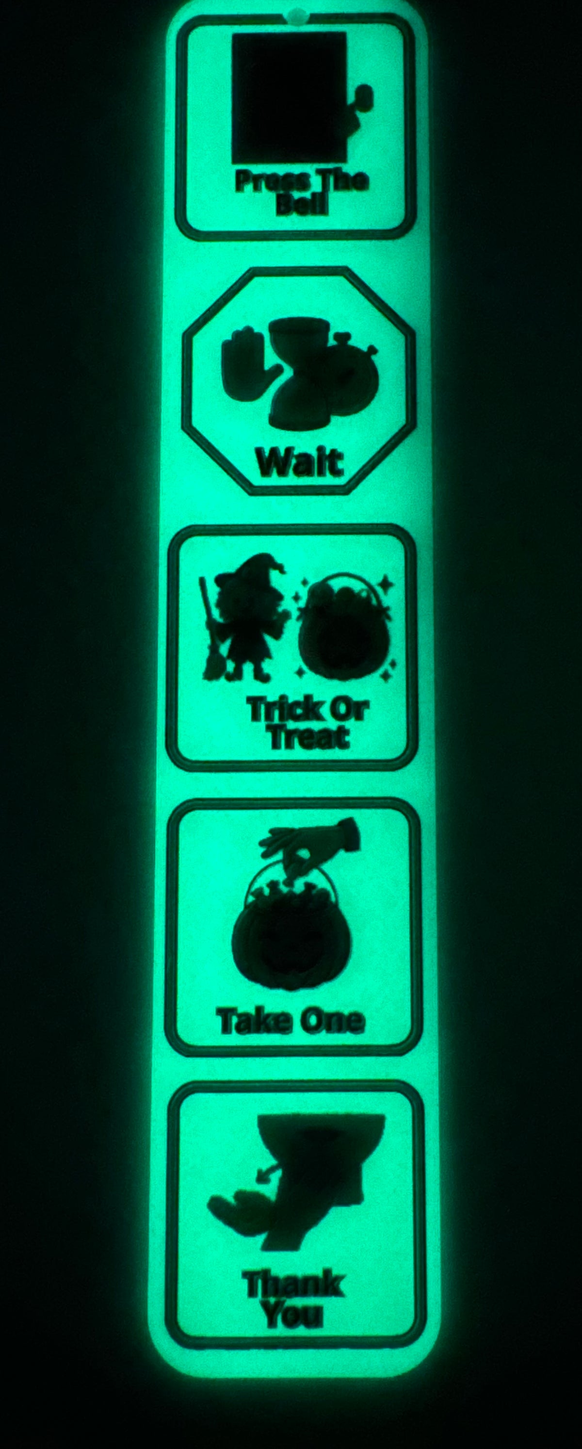 🎃 3D Printed Halloween Trick-or-Treat Visual Communication Board