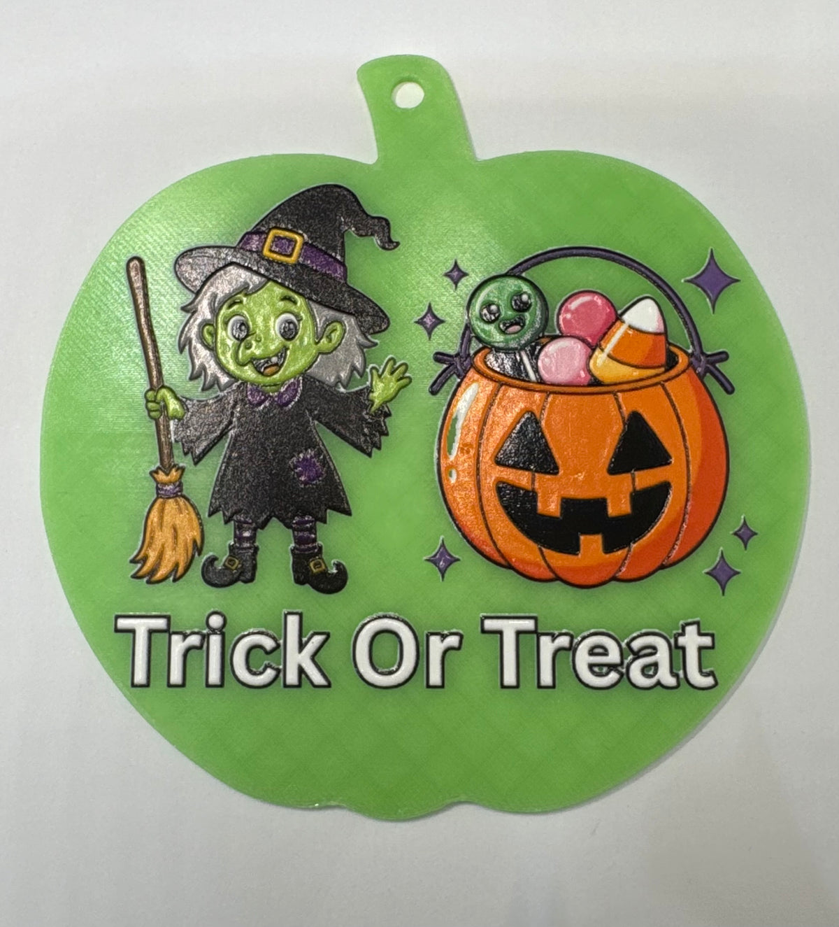 🎃 Pumpkin Non-Verbal Trick-or-Treat Communication Tag