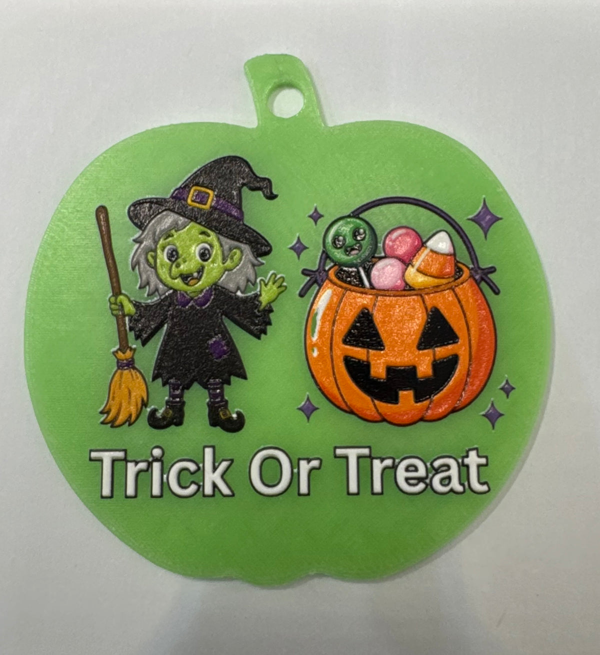 🎃 Pumpkin Non-Verbal Trick-or-Treat Communication Tag