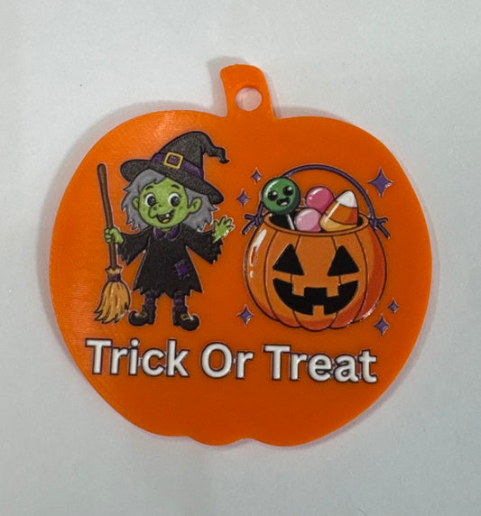 🎃 Pumpkin Non-Verbal Trick-or-Treat Communication Tag