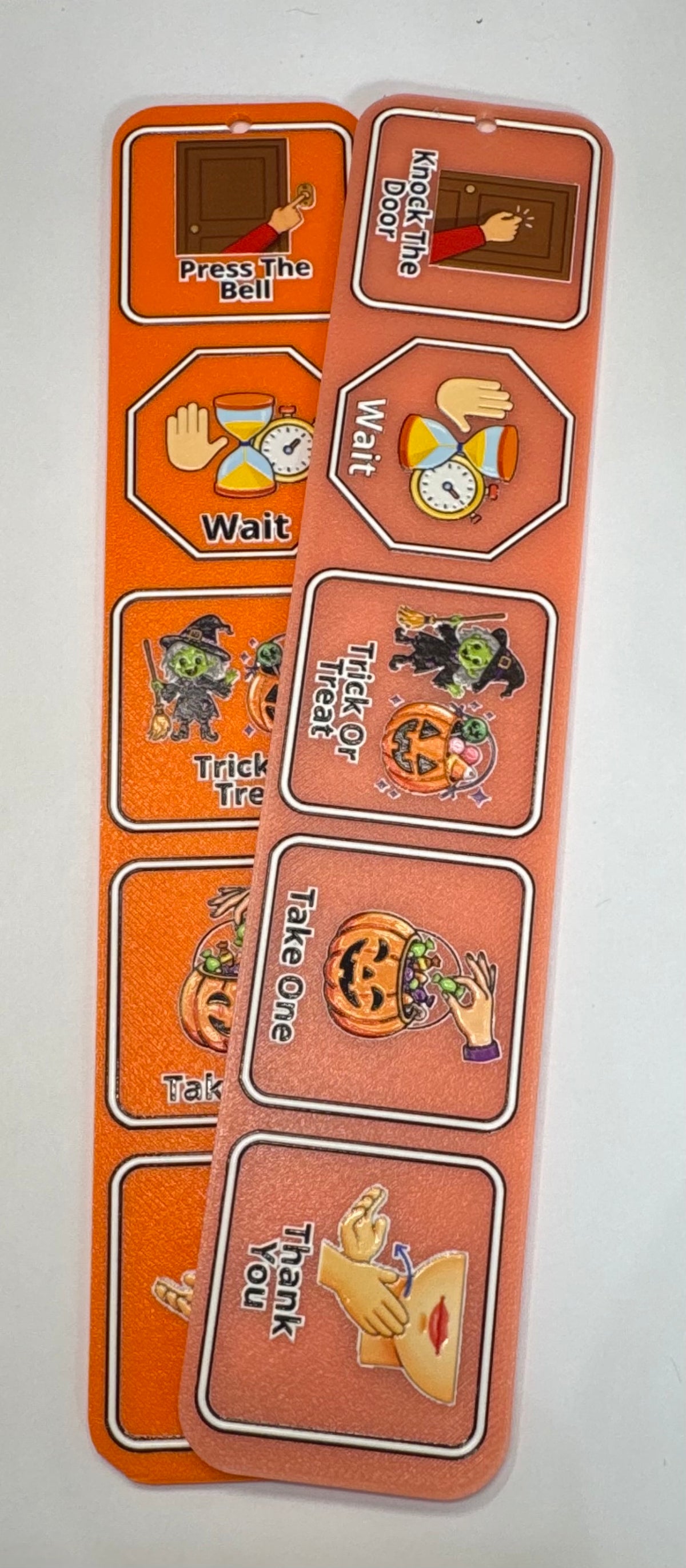 🎃 3D Printed Halloween Trick-or-Treat Visual Communication Board