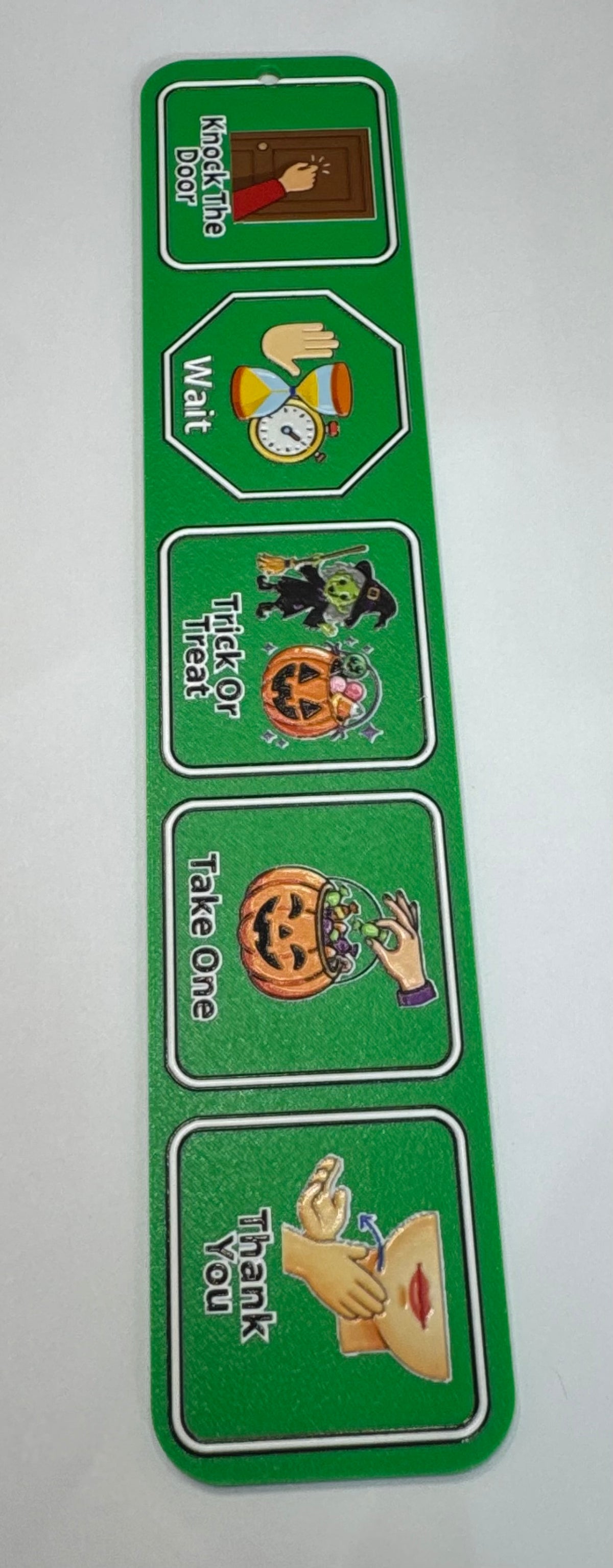 🎃 3D Printed Halloween Trick-or-Treat Visual Communication Board