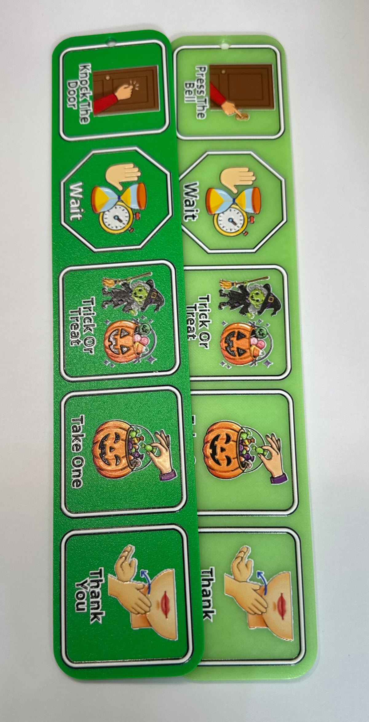 🎃 3D Printed Halloween Trick-or-Treat Visual Communication Board