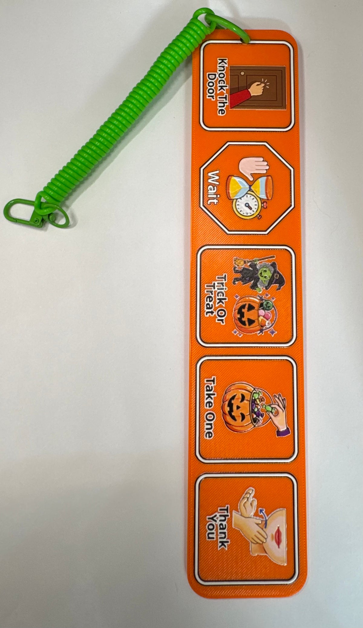 🎃 3D Printed Halloween Trick-or-Treat Visual Communication Board