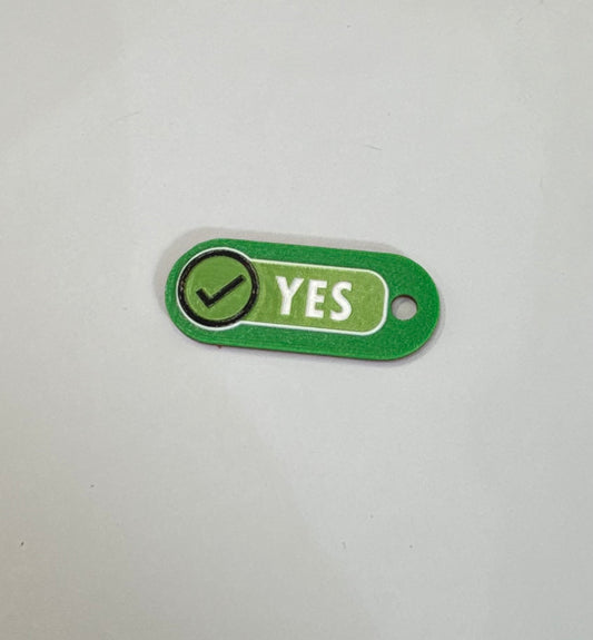 Double-Sided Yes/No Communication Tag